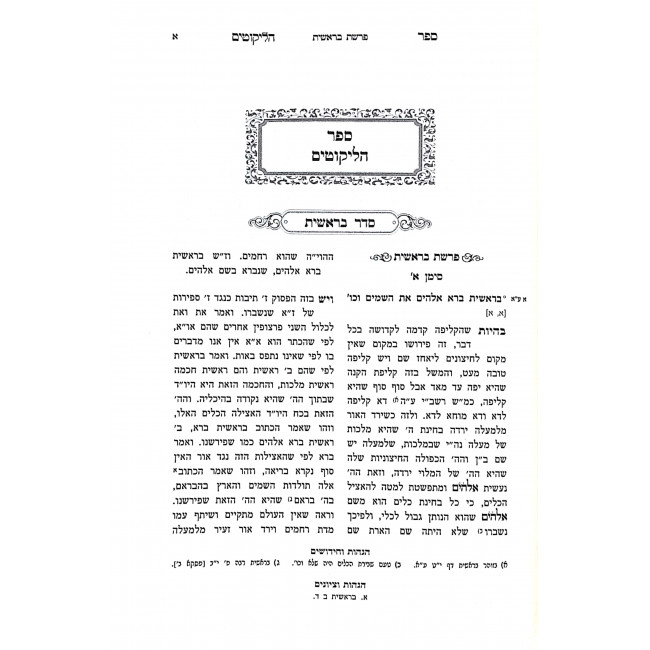 Kisvei HaAri Hashalem Sefer Halikutim / כתבי האר"י השלם ספר הליקוטים