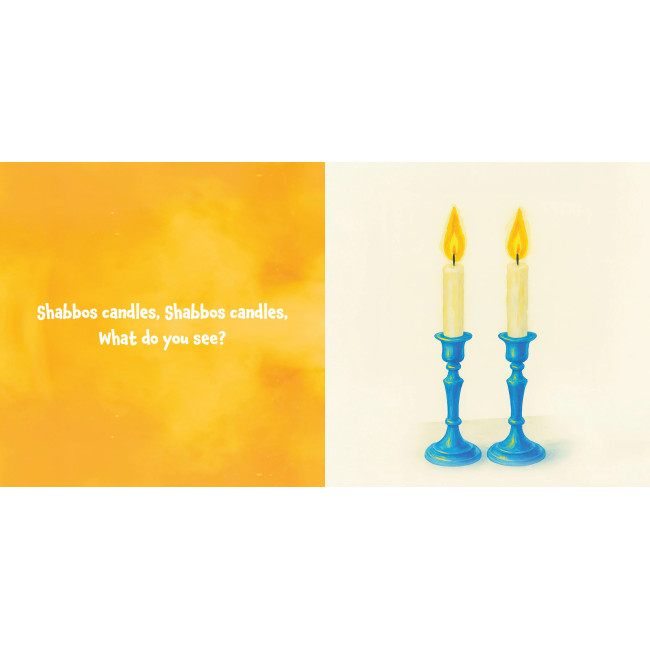 Shabbos Candles, Shabbos Candles, What Do You See?