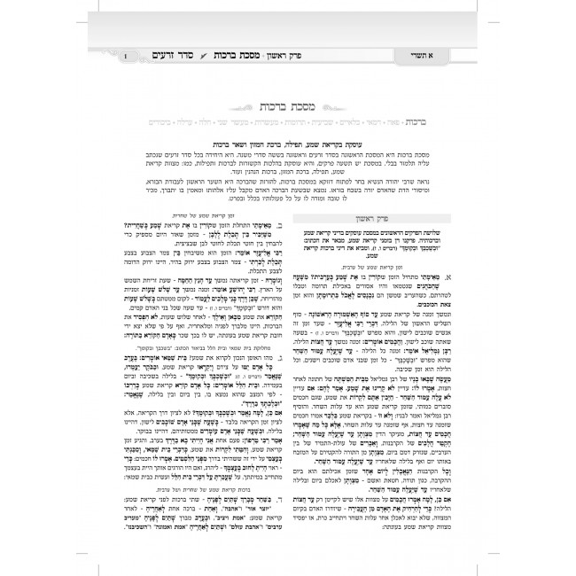 Mishnayos Daf Mishnah LeYomi / משניות דף משנה יומי