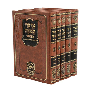 Ach Pri Tevuah HaMevuar 5 Volume Set / אך פרי תבואה המבואר ה כרכים