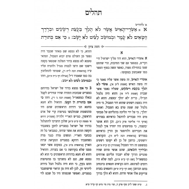 Chazei Tziyon - Tehillim 2 Volume Set / חזה ציון - תהלים ב כרכים