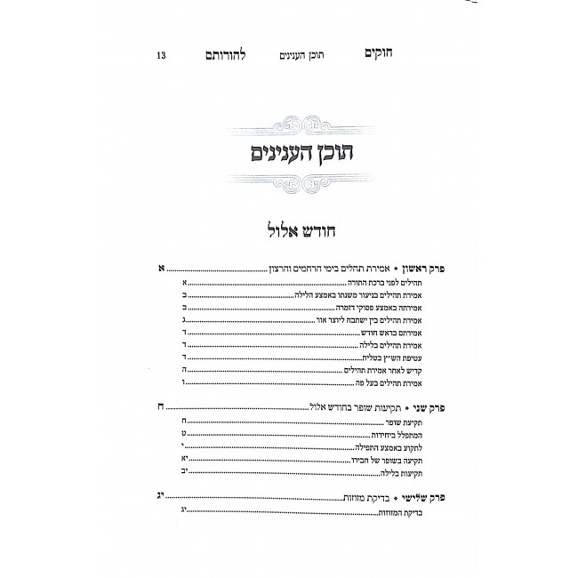 Chukim Lehorosam  / חוקים להורותם