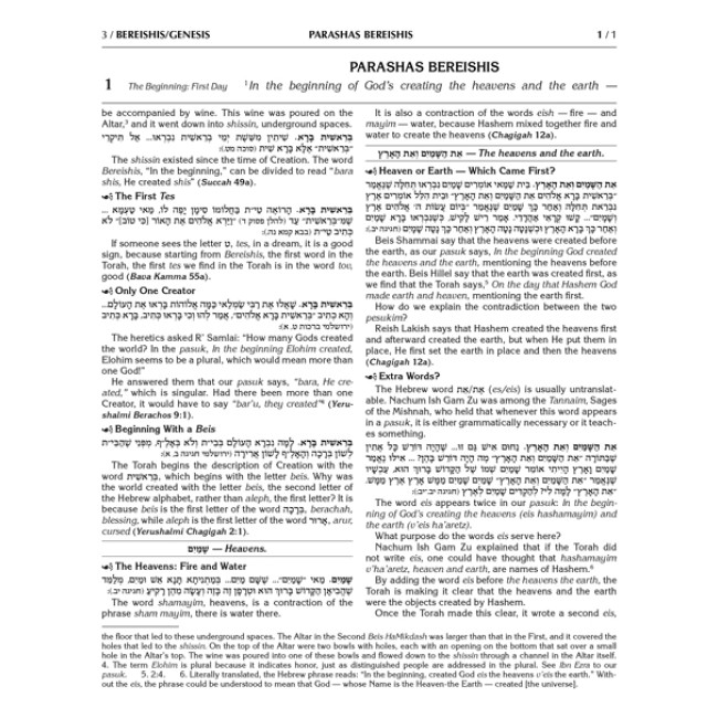 The Milstein Edition Chumash with the Teachings of the Talmud - Sefer Devarim