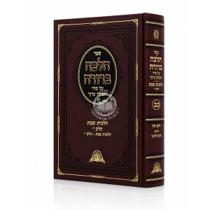 Halacha Berurah Hilchos Shabbos Volume 10 (22) / הלכה ברורה הלכות שבת חלק י (כב)