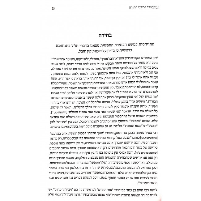 HaParshanus HaRaiyonis L'Torah / הפרשנות הרעיונית לתורה