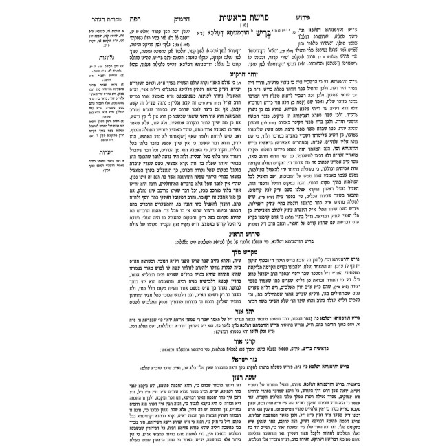 HaZohar HaKadosh - Ohr HaRashbi Volume 1 Bereishis / הזוהר הקדוש - אור הרשב"י חלק א בראשית