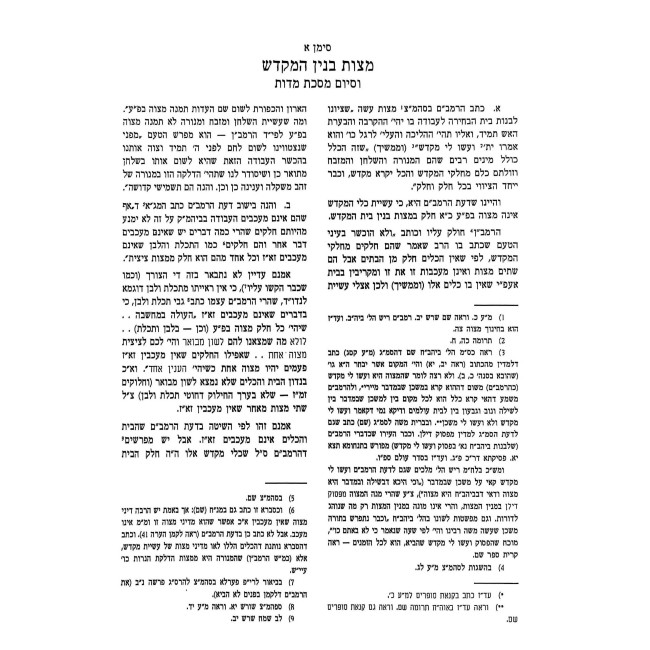 Hilchos Beis HaBechirah L'HaRambam / הלכות בית הבחירה להרמב"ם