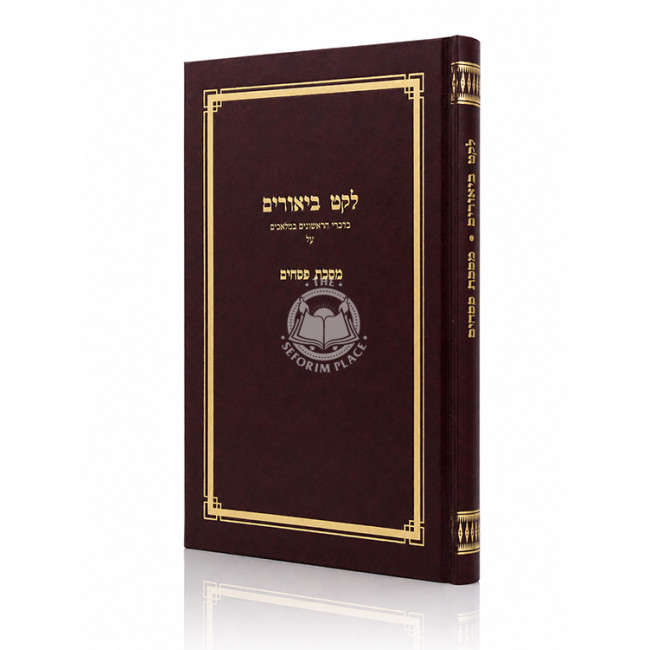 Leket Biurim - Pesachim Volume 1 / לקט ביאורים - מסכת פסחים חלק א