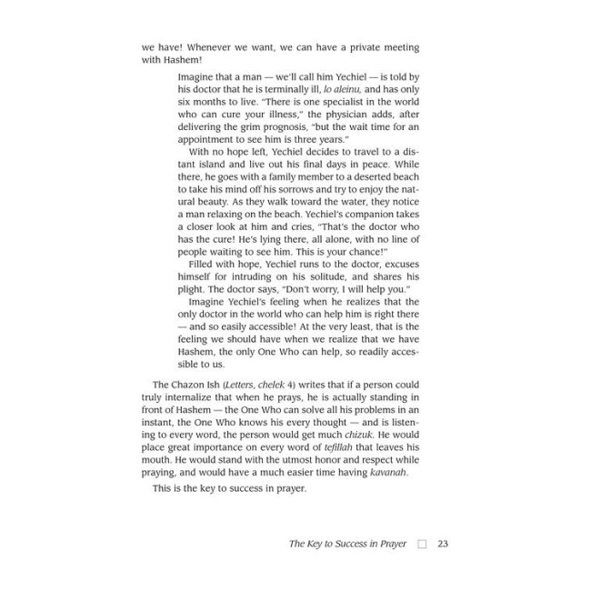 Living Emunah on Tefillah