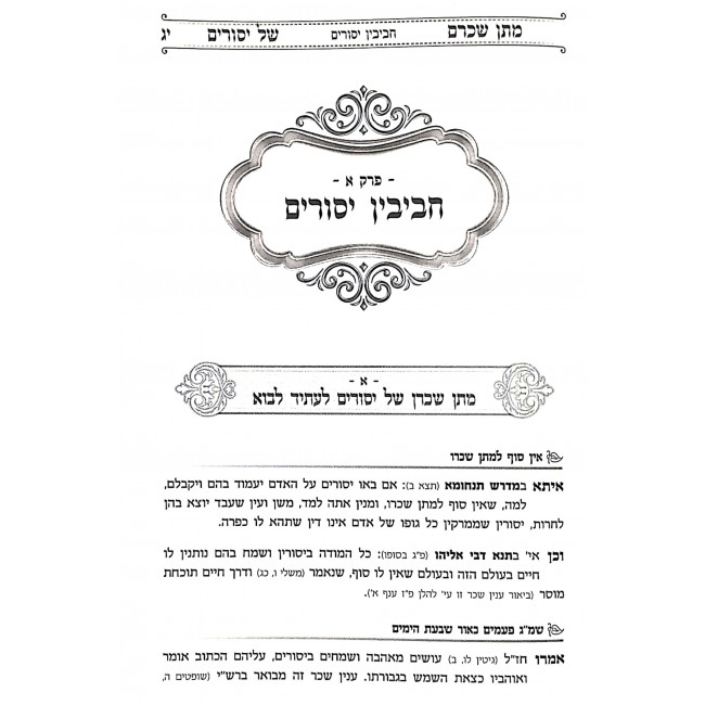 Matan Scharam Shel Yisurim / מתן שכרם של יסורים