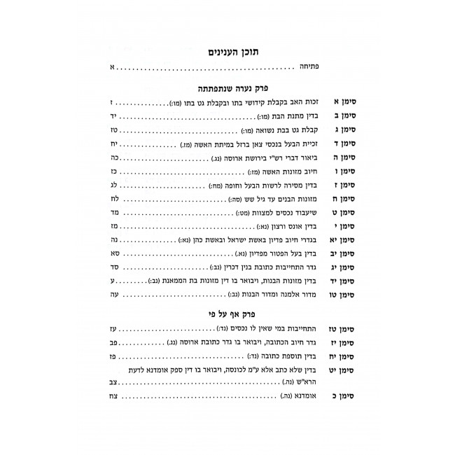 Matonos Shamayim Al Mesechta Kesubos Perakim 4 - 13 / מתנות שמים על מסכת כתובות פרקים ד - יג