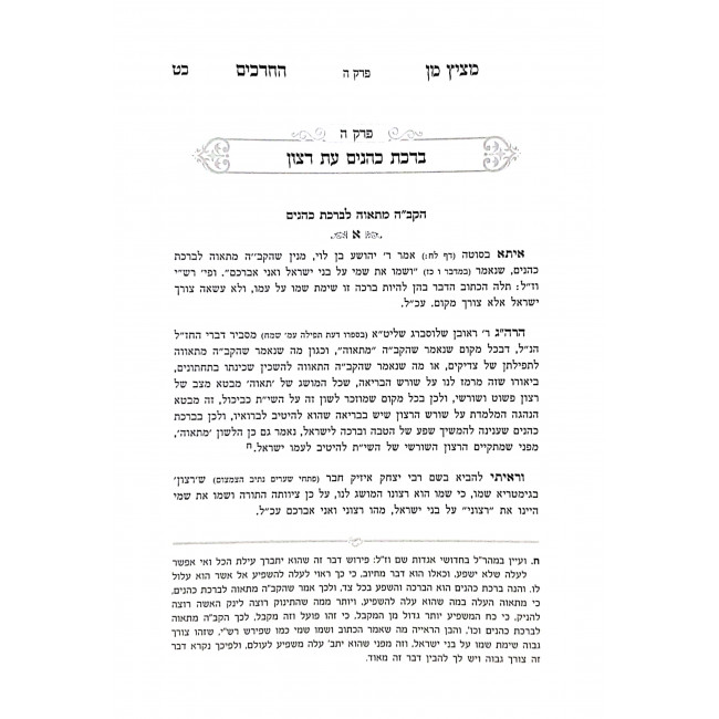 Meitzis Min Hachrachim Al Birchas Kohanim / מציץ מן החרכים על ברכת כהנים