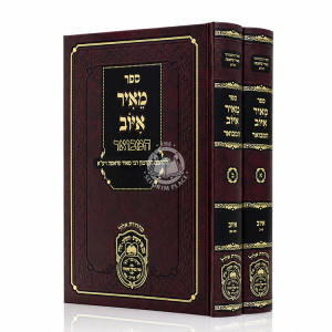 Meir Iyuv HaMevuar 2 Volume Set / מאיר איוב המבואר ב כרכים