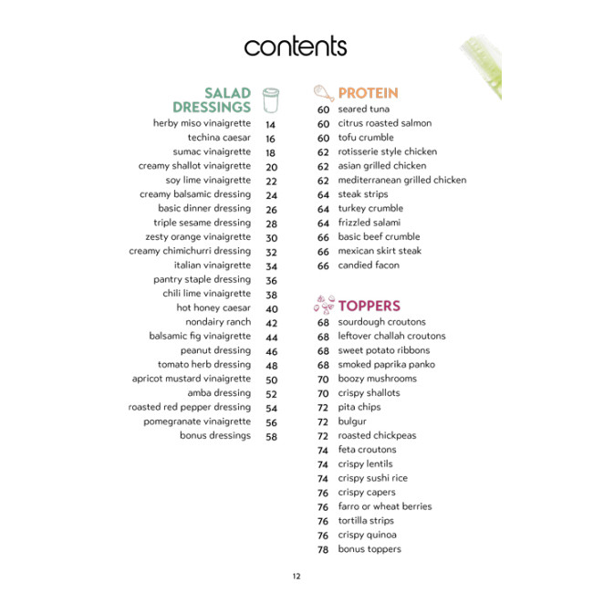 Micro Peas - The Mini Cookbook Series: Salad Formula