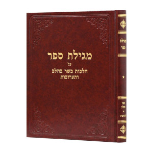 Megillas Sefer Al Hilchos Basar B'Chalav V'Taarovos  / מגילת ספר על הלכות בשר בחלב ותערובות