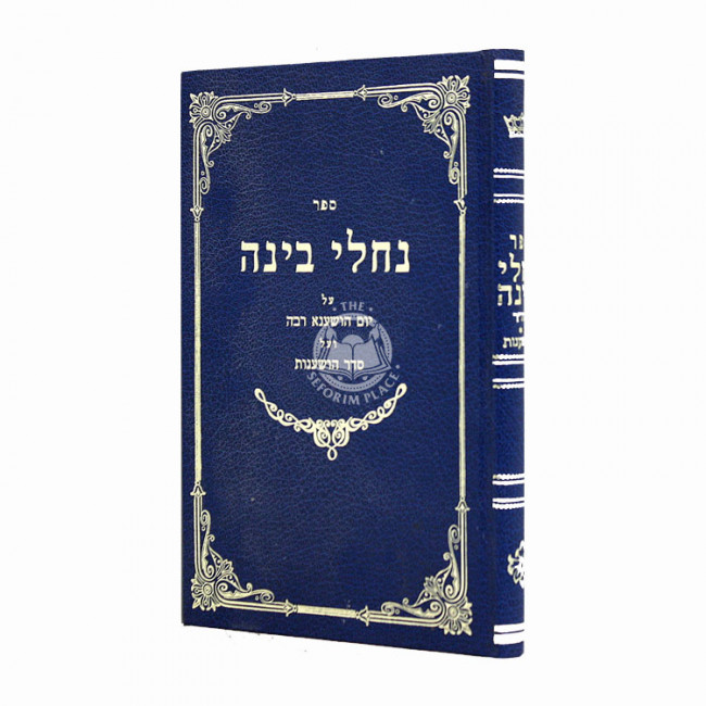 Nachalei Binah Al Hoshanoa Raba V'Al Seder Hoshanos  / נחלי בינה על הושענה רבה ועל סדר הושענות