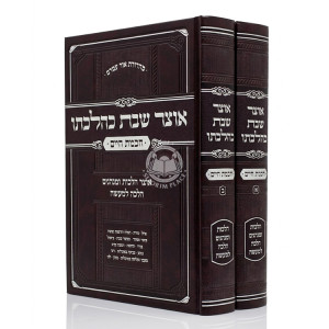 Otzer Shabbos K'Hilchaso - Chochmas Chaim 2 Volume Set / אוצר שבת כהלכתו - חכמת חיים ב כרכים