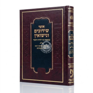 Otzer Shiduchim VeNesuin B'Mishnas R' Yehuda HaChosid / אוצר שידוכים ונישואין במשנת ר' יהודה החסיד
