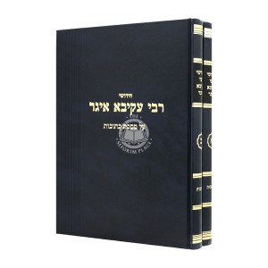 Chidushei Rabbi Akiva Eiger Kesubos 2 Volumes  / חידושי רבי עקיבא איגר כתובות ב כרכים