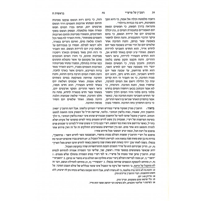 Ramban Al Peirush Rashi / רמב"ן על פירוש רש"י