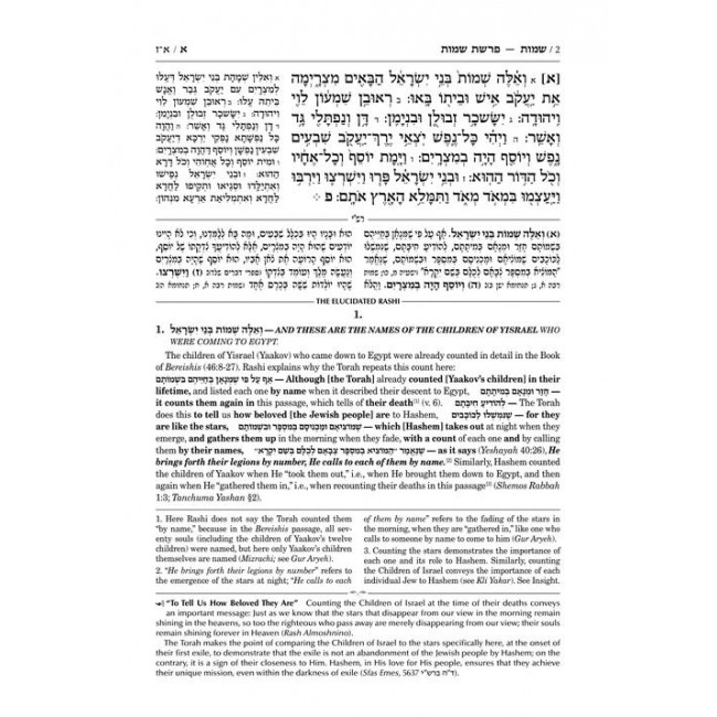 Schottenstein Edition The Elucidated Rashi on Chumash - Shemos volume 1: Shemos– Yisro (Volume 1)