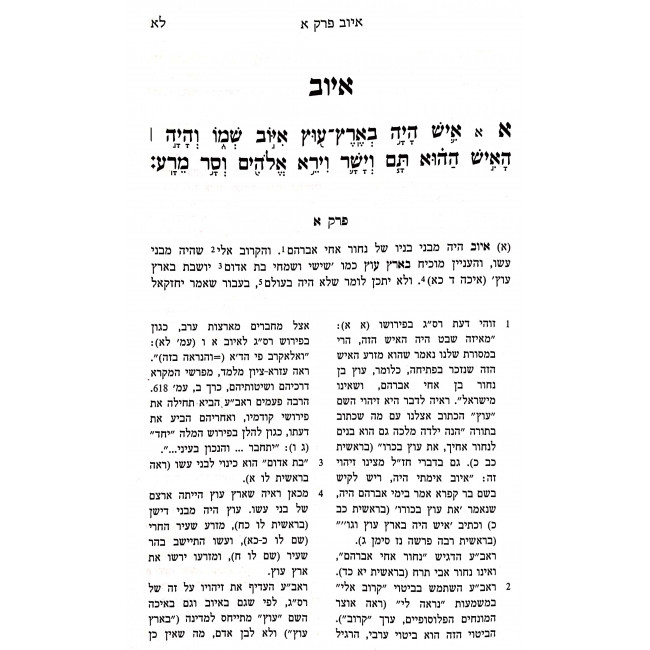 Sefer Iyuv Im Pirushei Even Ezra   /   ספר איוב עם פירושי אבן עזרא