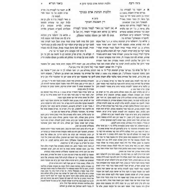 Shulchan Aruch Im Biur HaGra - Biur V'Ha'aros - Binah VaDa'as Orach Chaim 1 / שלחן ערוך עם ביאור הגר"א - ביאור והערות - בינה ודעת או"ח א Shulchan Aruch Im Biur HaGra - Biur V'Ha'aros - Binah VaDa'as Orach Chaim 1 / שלחן ערוך עם ביאור הגר"א - ביאור והערות - בינה ודעת או"ח א