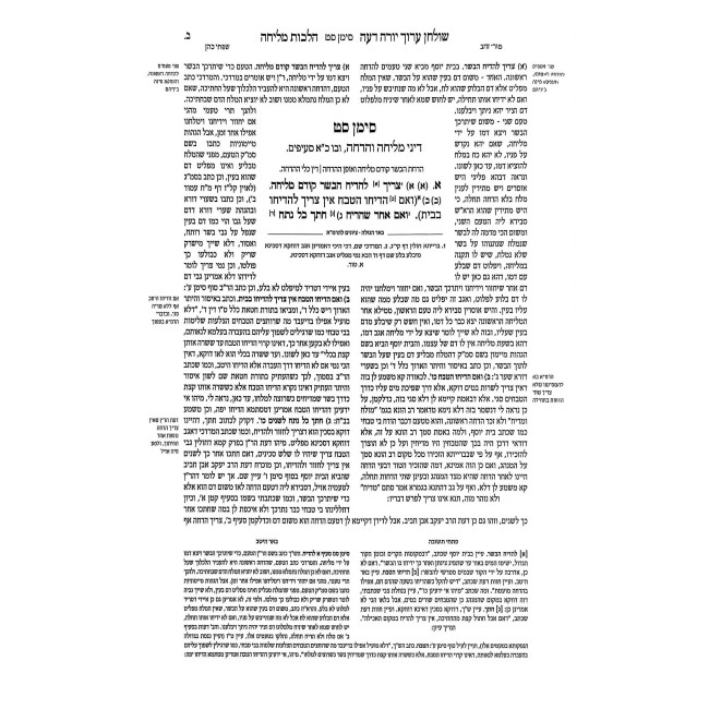 Shulchan Aruch B'Tosfos Kovetz Sikumim U'Biurim 3 Volume Set / שולחן ערוך בתוספת קובץ סיכומים וביאורים ג כרכים