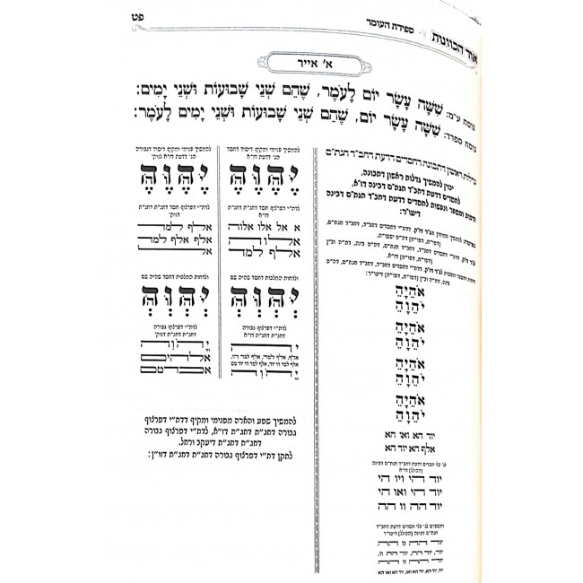 Siddur Kavonas Harshash Sefiras Haomer - Oz Vehadar / סידור כוונות הרש"ש ספירת העומר - עוז והדר Siddur Kavonas Harshash Sefiras Haomer - Oz Vehadar / סידור כוונות הרש"ש ספירת העומר - עוז והדר