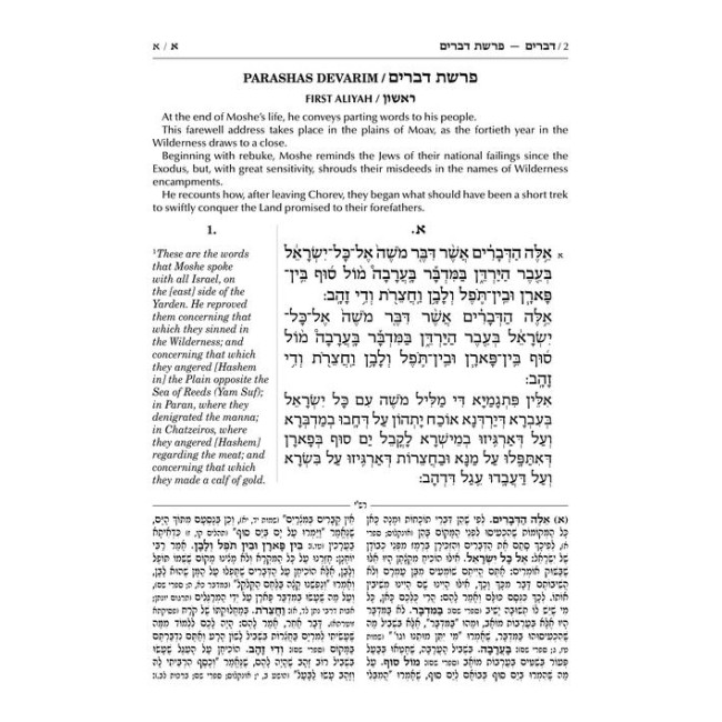 Shnayim Mikra V'Echad Targum - Devarim