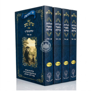 Toldos V'Sipurei Tzadikim 4 Volume Set - Second Series - Yiddish / תולדות וסיפורי צדיקים ד כרכים - צווייטע סעריע - אידיש
